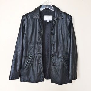 Wilsons Leather Maxima Button Down Lined Jacket